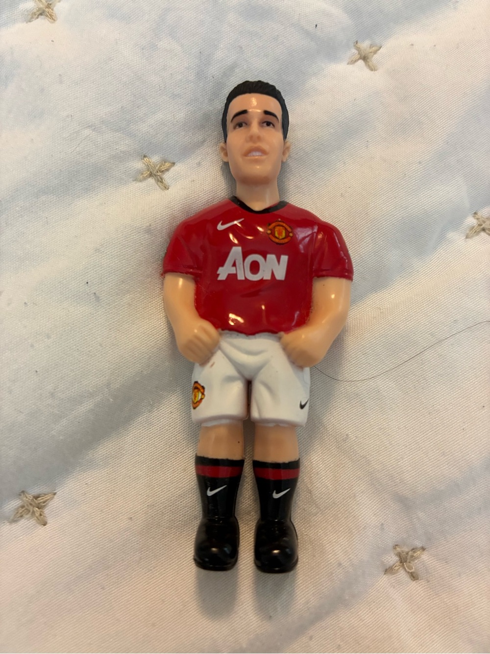 Red Soccer Player Action Figure - Kids Team Toy